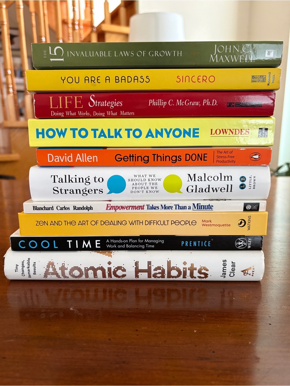 Self-Help & Personal Growth Book Bundle I |Atomic Habits + 9 More